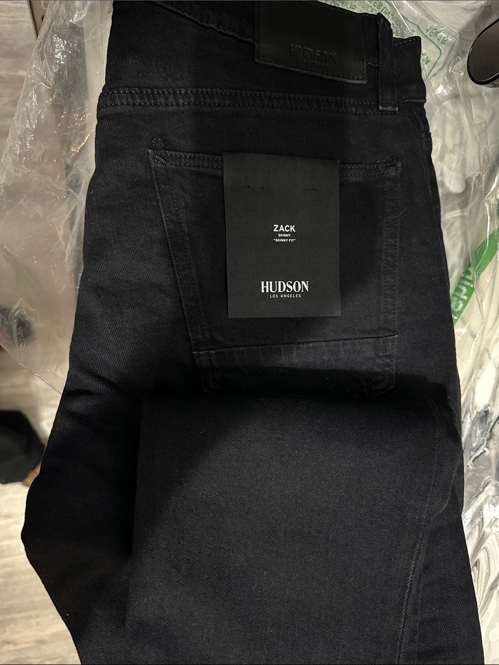 Hudson Jeans Men’s Zack Slim Fit Jeans in Black